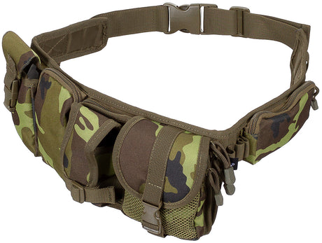 Hüftgurt, mit 6 Taschen, ca. 5,5 cm, M 95 CZ tarn