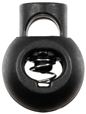 Kordelstopper, schwarz, 10 Stk. im Pack