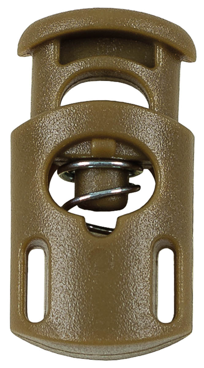 Kordelstopper, coyote tan, 10 Stk. im Pack