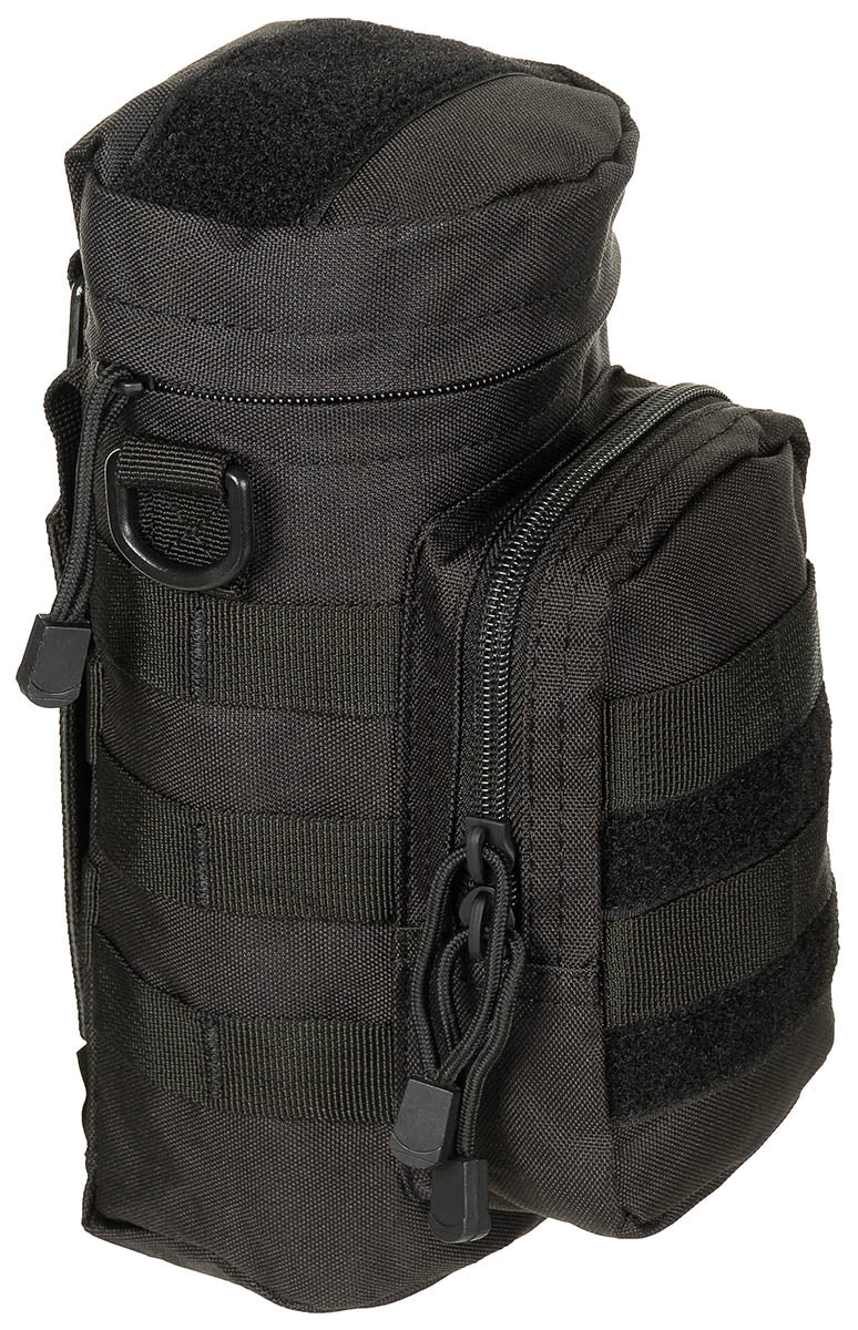 Tasche, rund, "MOLLE", schwarz