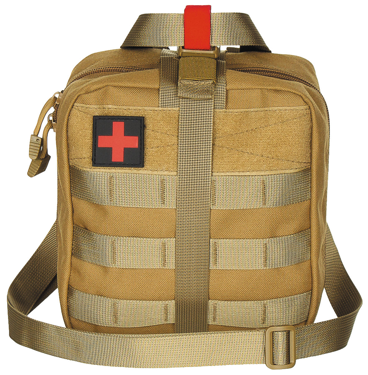 Tasche, Erste-Hilfe, gross, "MOLLE IFAK", coyote tan
