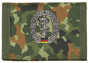 BW Geldbörse, flecktarn, "Sanitäter"