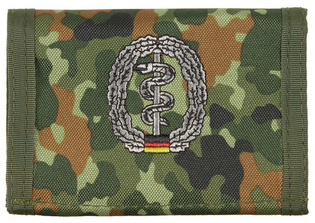 BW Geldbörse, flecktarn, "Sanitäter"