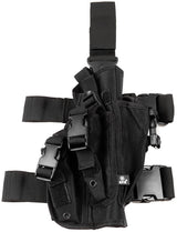 Pistolenbeinholster, schwarz, rechts
