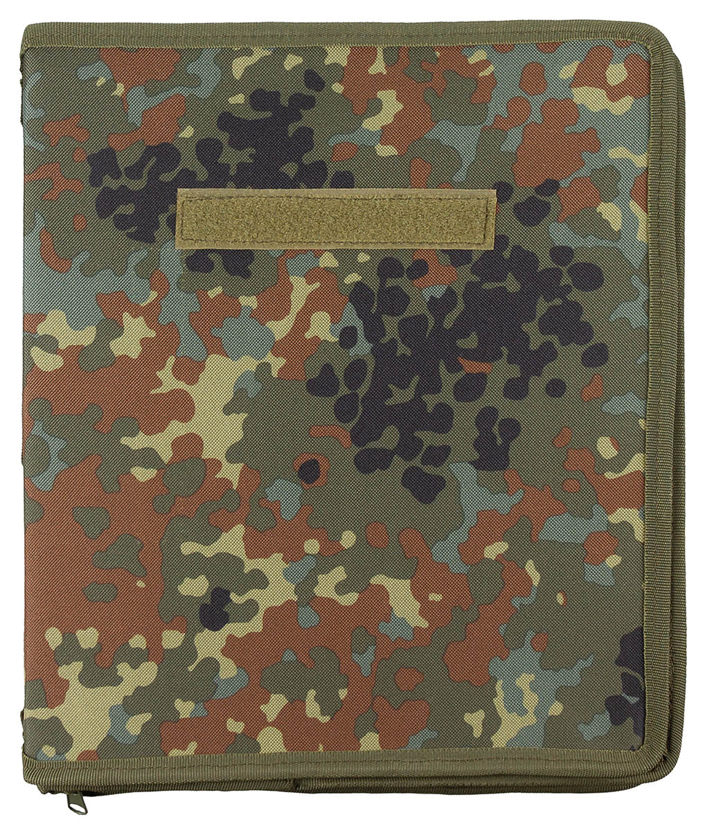 Schreibmappe, flecktarn, A4