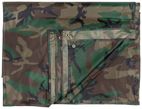 Mehrzweckplane, "Tarp", woodland, ca. 200 x 300 cm