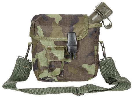 US Feldflasche, eckig, mit Hülle, M 95 CZ tarn, 2 Qt