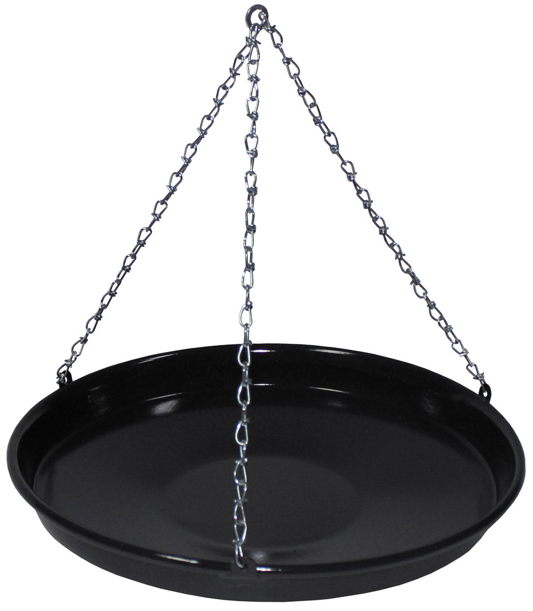 Ungar. Grillpfanne, Emaille, mit Kette, klein
