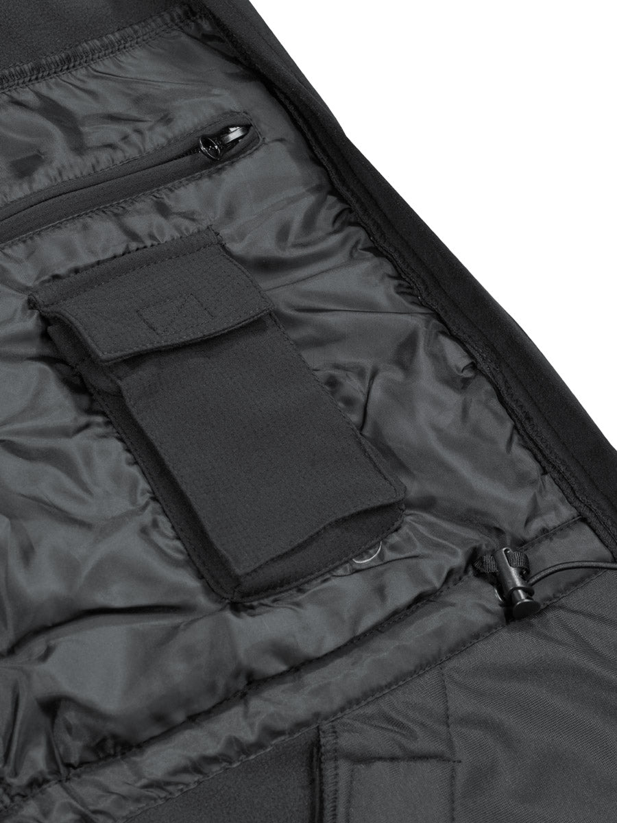 Softshell Jacke, "High Defence", schwarz