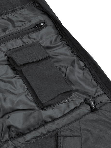 Softshell Jacke, "High Defence", schwarz