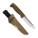 M07 N690 Ranger Puukko coyote, unbeschichtet, Kompositscheide (coyote)