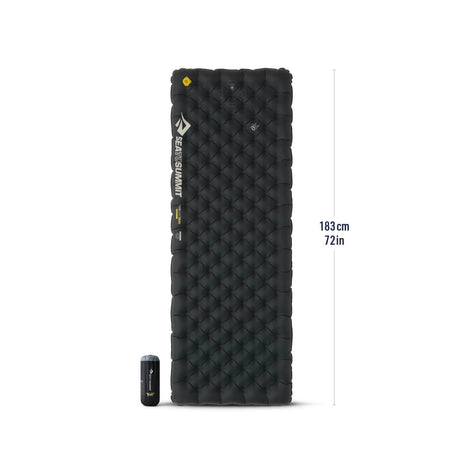 Sea to Summit - Isomatte Ether Light XR Pro Regular Rectangular Wide schwarz (R-Wert: 7.4)