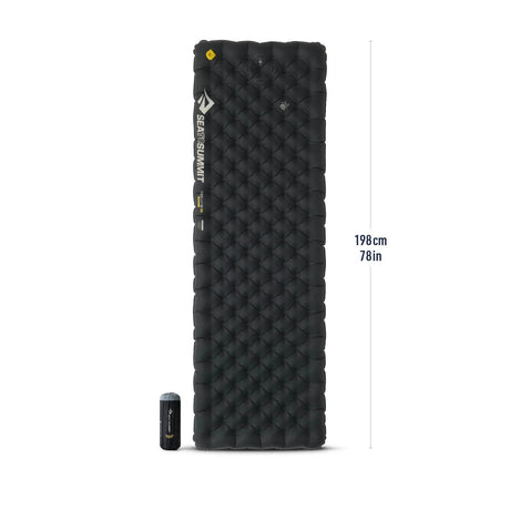 Sea to Summit - Isomatte Ether Light XR Pro Large Rectangular schwarz (R-Wert: 7.4)