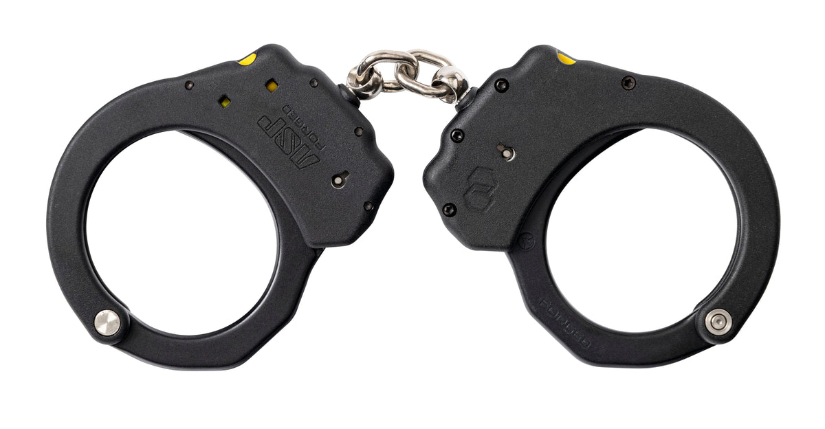 ASP - Handschelle Ultra Plus Cuff mit Kette aus Aluminium (schwarz)