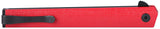 CRKT - CEO Flipper Klappmesser rot/schwarz