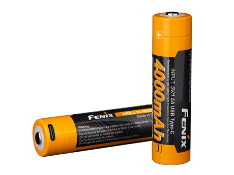 Fenix - 18650 ARB-L18-4000U Akku - 4000 mAh (USB-C)