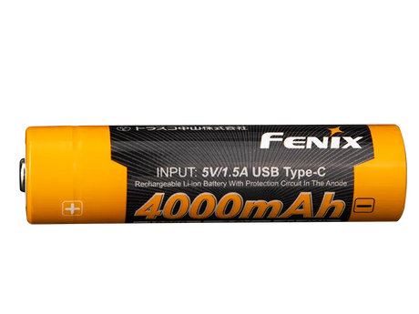 Fenix - 18650 ARB-L18-4000U Akku - 4000 mAh (USB-C)