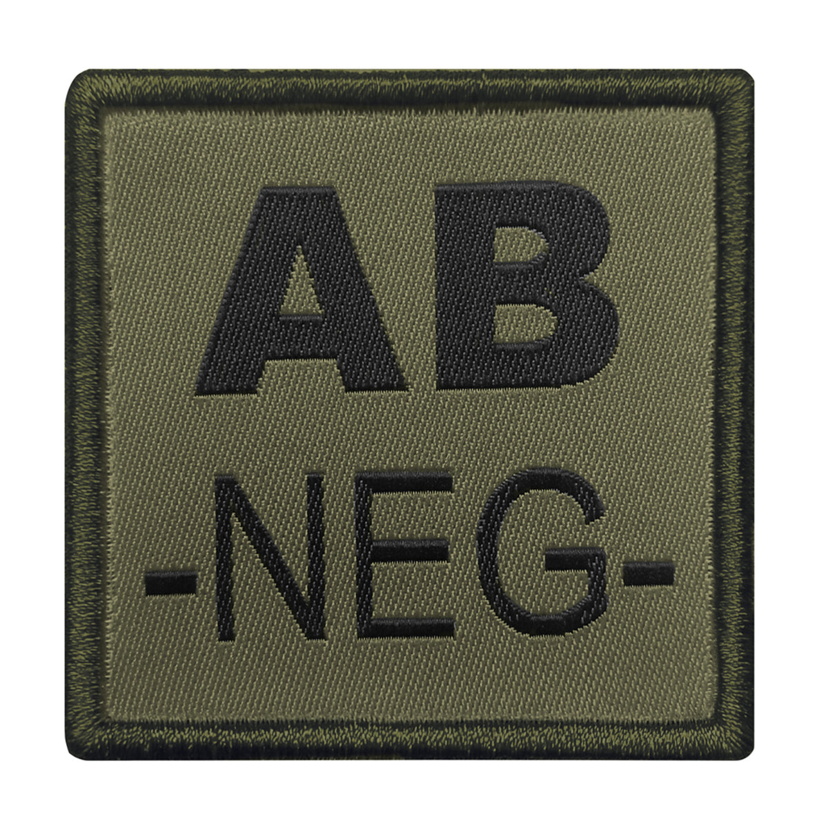 A10 Equipment - Patch Blutgruppe AB- (oliv)