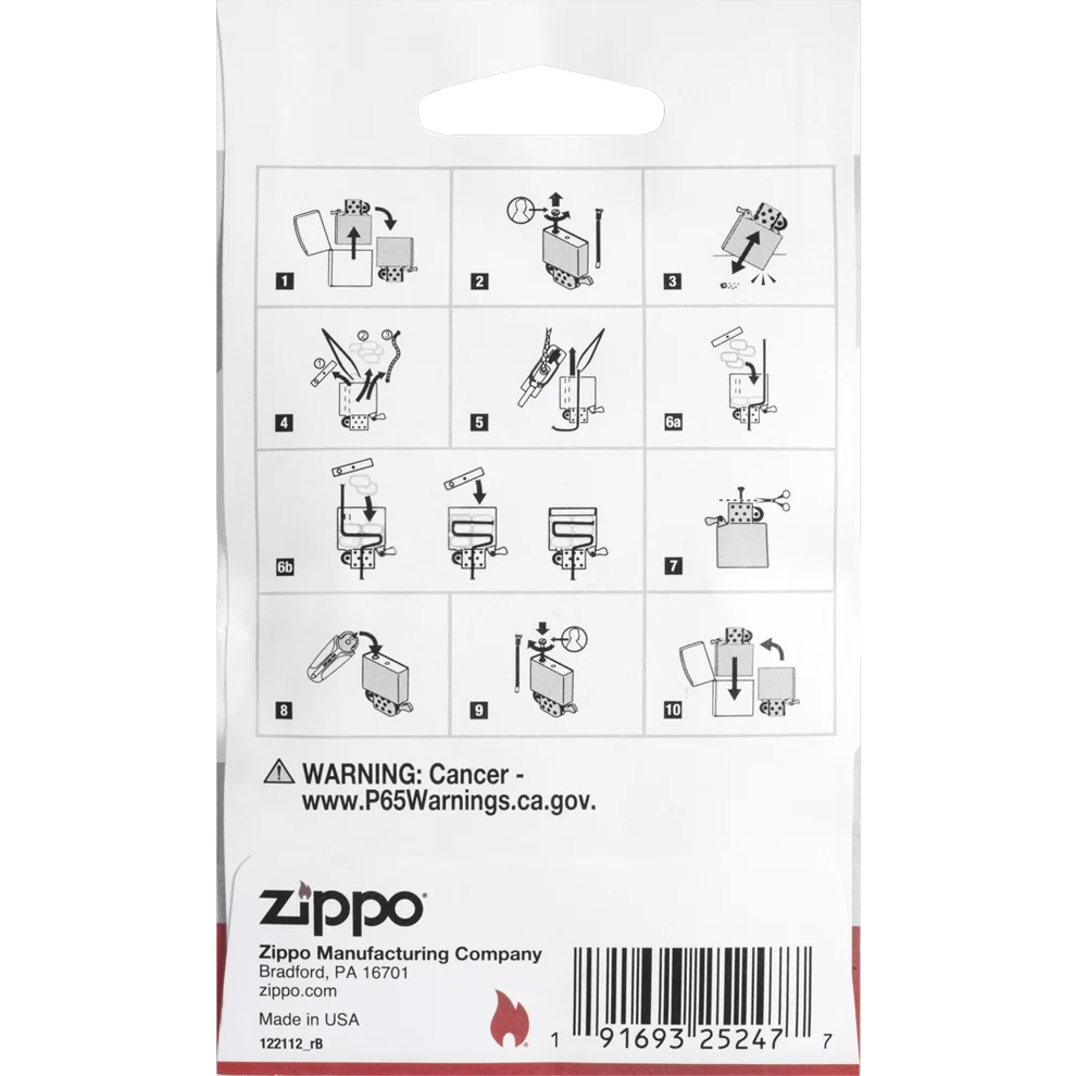 Zippo - Watte und Filz für Sturmfeuerzeug