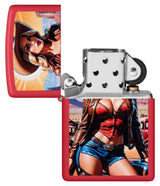 Zippo Feuerzeug - Pinup Cowgirl