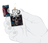 Zippo Feuerzeug - Floral Skull