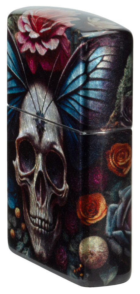 Zippo Feuerzeug - Floral Skull