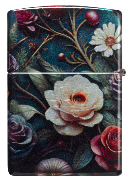 Zippo Feuerzeug - Floral Skull