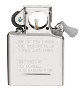 Zippo Feuerzeugeinsatz - Pipe Insert (Chrom)