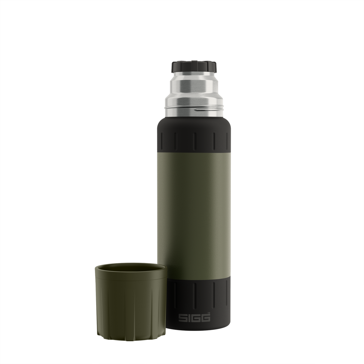 SIGG - Thermo Trinkflasche Alpine Star Roasted Green 0.75 L