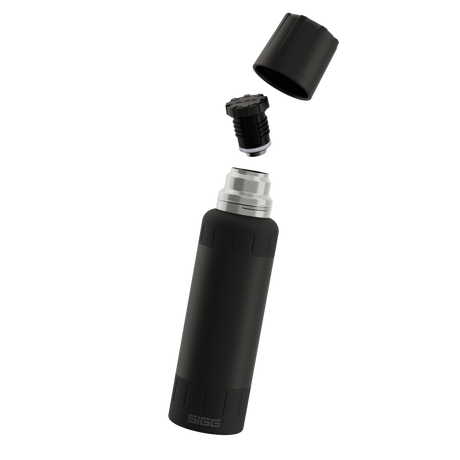 SIGG - Thermo Trinkflasche Alpine Star Black 1.0 L