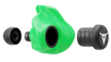 Decibullz - Custom Molded Earplugs Gehörschutzstöpsel grün (SNR=27db)