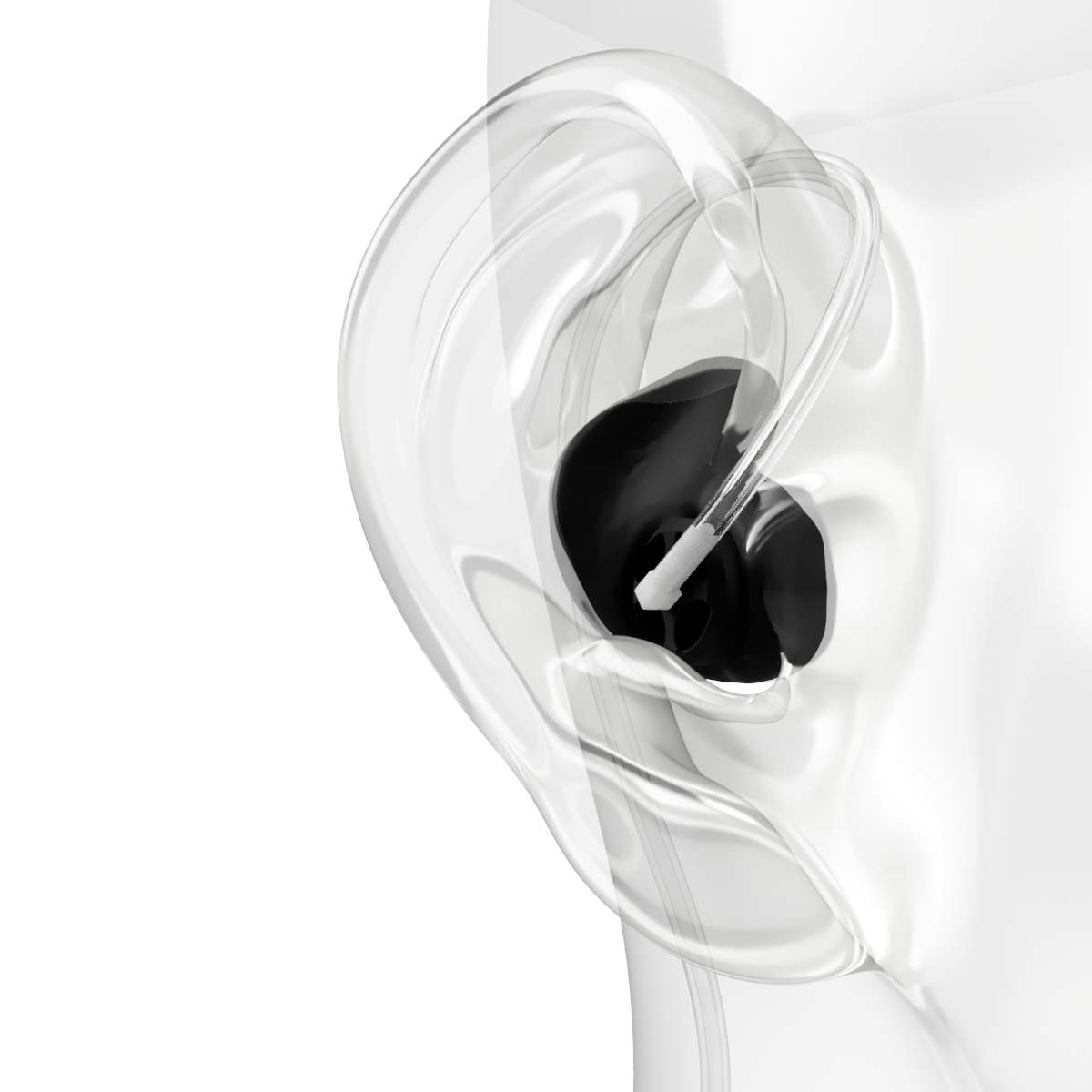 Decibullz - Surveillance Earpieces + Awareness Gehörschutz schwarz