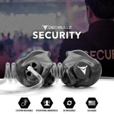 Decibullz - Surveillance Earpieces + Awareness Gehörschutz schwarz