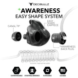 Decibullz - Surveillance Earpieces + Awareness Gehörschutz schwarz