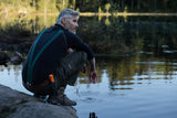 M07 Ranger Puukko schwarz, PTFE Teflon, Kydexscheide (coyote)