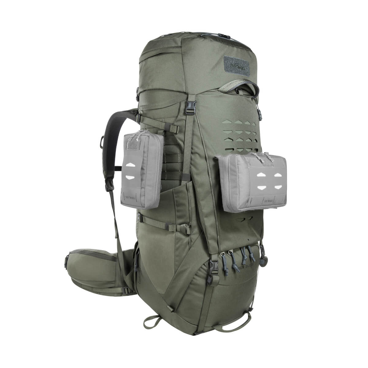 Yukon 70+10 Bushcraft Trekkingrucksack (stone-grey-olive)