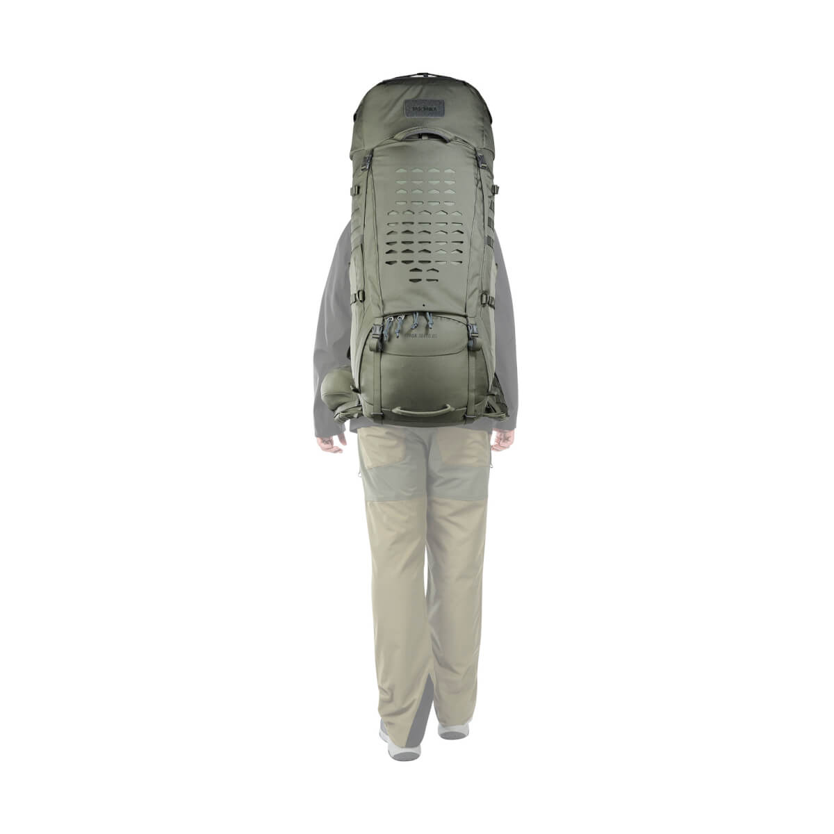Yukon 70+10 Bushcraft Trekkingrucksack (stone-grey-olive)