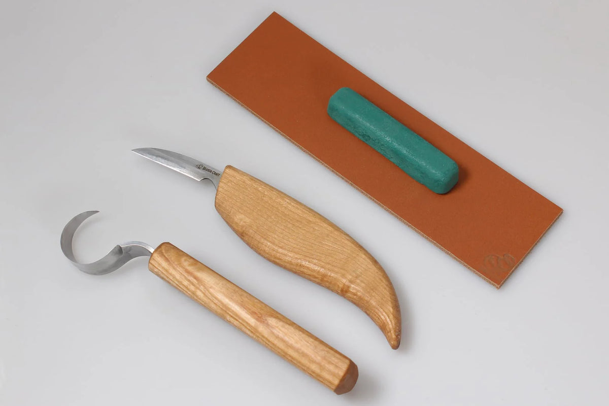 BeaverCraft - S02 Löffelschnitz-Set mit Detailmesser