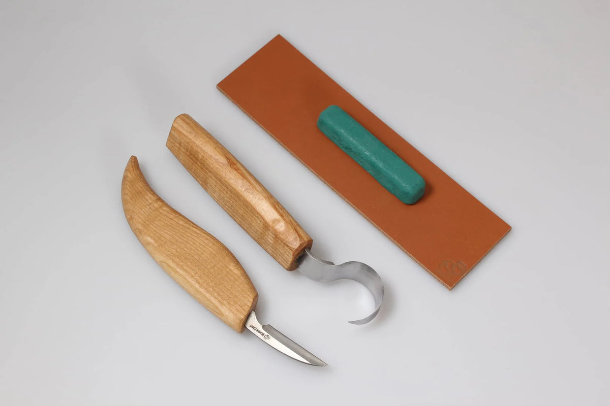 BeaverCraft - S02 Löffelschnitz-Set mit Detailmesser