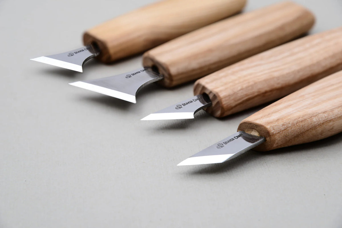 BeaverCraft - S05 Spanholzschnitzmesser-Set