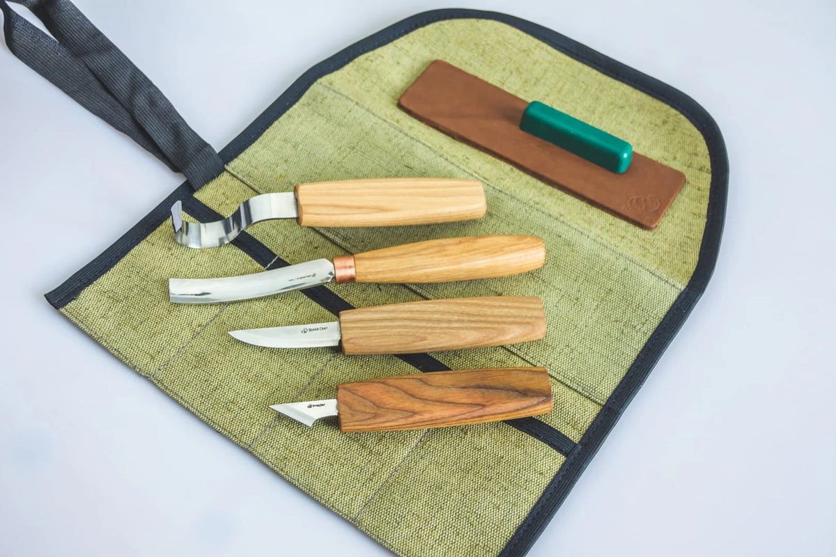 BeaverCraft - S49 Holzschnitzwerkzeug-Set für Löffel