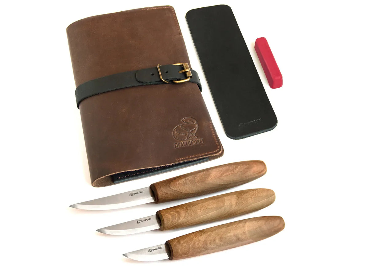 BeaverCraft - S19X Premium-Schnitzset (Walnuss)