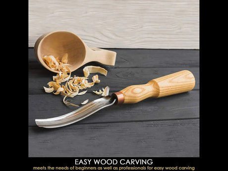 BeaverCraft - Hohlmeissel G7L/22 (gebogen)