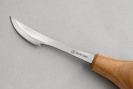 BeaverCraft - C17P Universal Schnitzmesser mit Handflächengriff