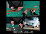 BeaverCraft - LS7P03 Lederriemen mit 3 Polierpasten