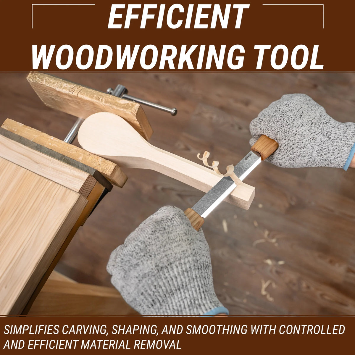 BeaverCraft - DK2S Zugmesser mit Lederscheide