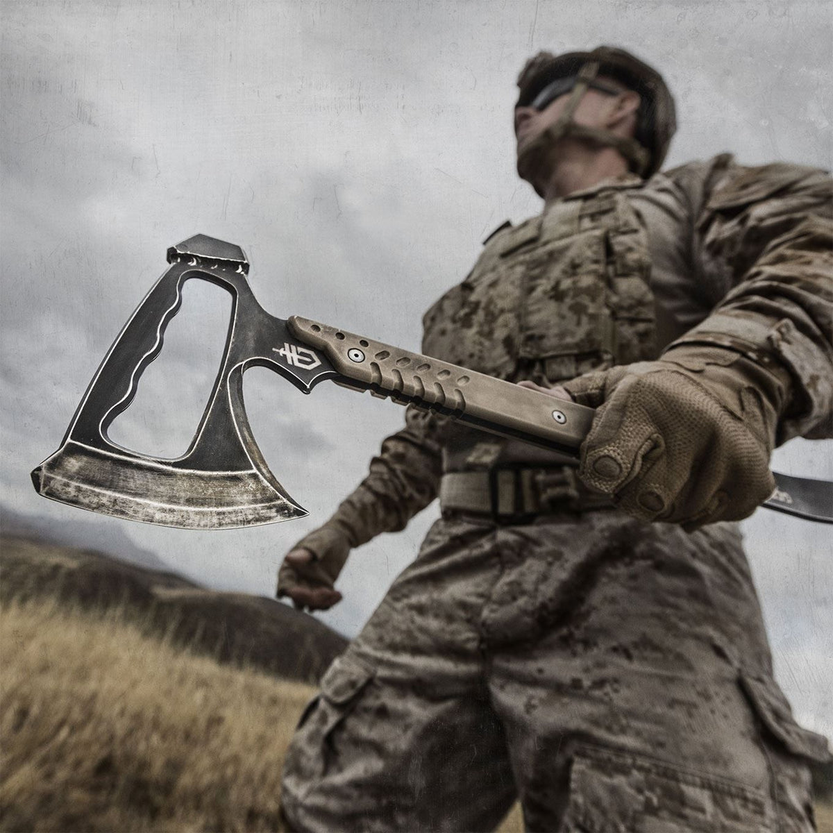 Downrange Tomahawk Axt (coyote)