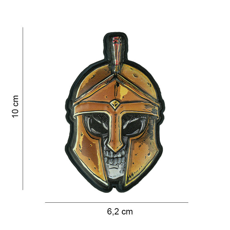 Klettabzeichen Skull Spartan - color