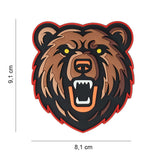 Klettabzeichen Grizzly bear - braun