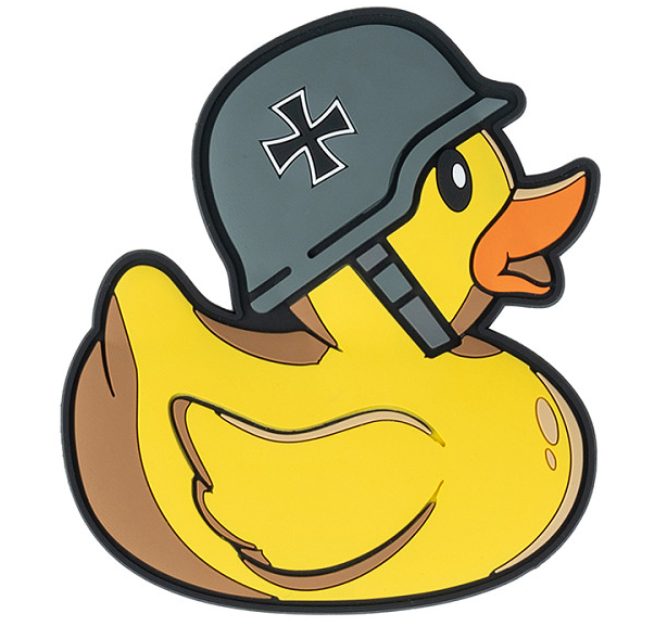 Klettabzeichen German Duck - color